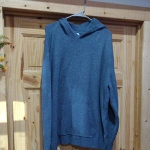 Mens Old Navy Cozy Blueish Gray Hoodie Sweater Size Xxl